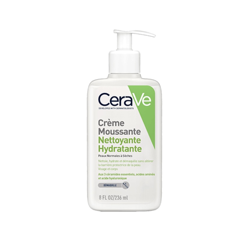 CERAVE CREME MOUSSANTE NETTOYANTE HYDRATANTE 236ML