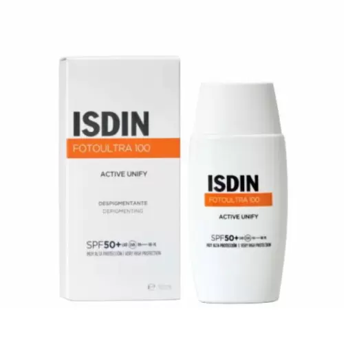 ISDIN PHOTOPROTECTION ECRAN SOLAIRE ACTIVE UNIFY FUSION FLUIDE SPF50 50 ML