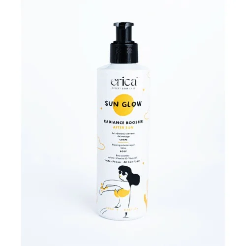 ERICA SUN GLOW RADIANCE BOOSTER AFTER SUN LAIT ACTIVATEUR DE BRONZAGE 250ML