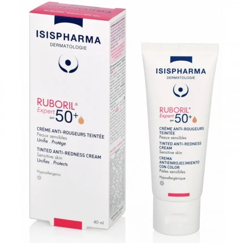 ISISPHARMA RUBORIL EXPERT CREME ANTI ROUGEUR TEINTE SPF50+ 40ML