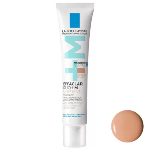 LA ROCHE POSAY EFFACLAR DUO+M UNIFIANT TRIPLE CORRECTION ANTI IMPERFECTIONS MEDIUM 40ML