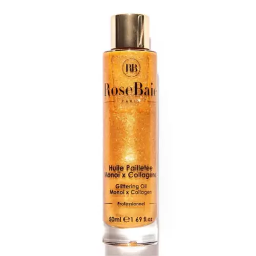 ROSEBAIE HUILE PAILLETEE MONOÏ X COLLAGENE 50ML