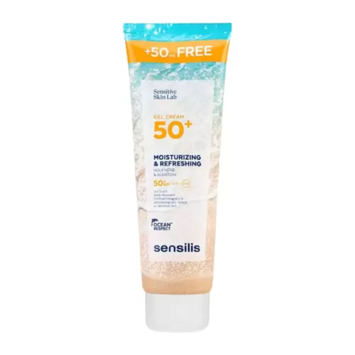 SENSILIS GEL CREME HYDRATANT RAFRAICHISSANT SPF50+ 250ML