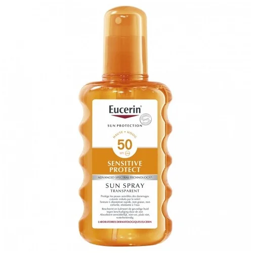 EUCERIN SUN SENSITIVE PROTECT SPRAY TRANSPARENT SPF50 200ML