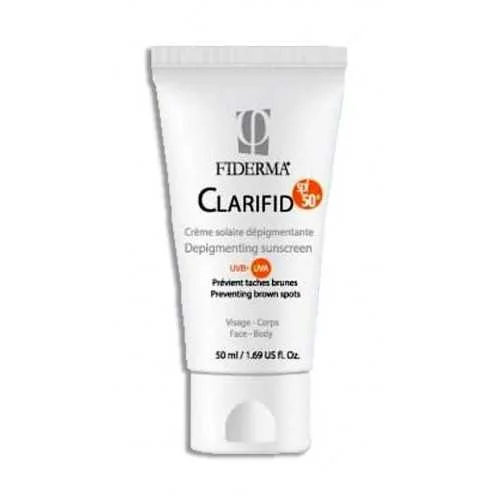 FIDERMA CLARIFID CREME DEPIGMENTANTE SOLAIRE SPF50+ 50ML