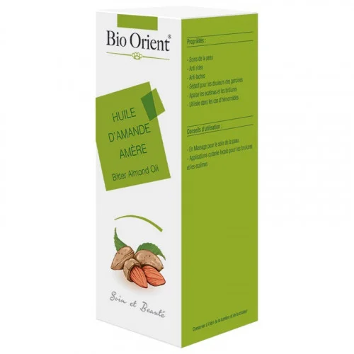 BIO ORIENT HUILE D'AMANDE AMERE 90ML (زيت اللوز المر)BIO ORIENT HUILE D'AMANDE AMERE 90ML (زيت اللوز المر)