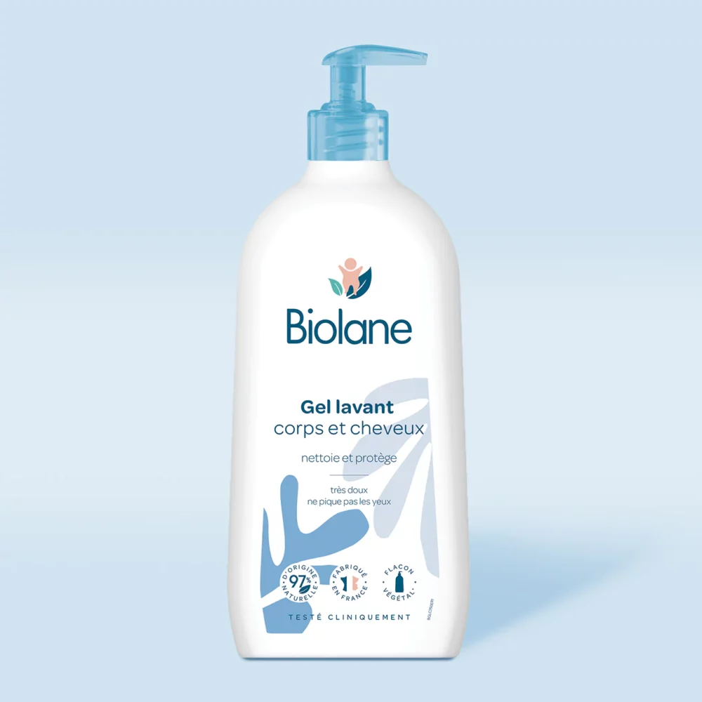 Biolane Gel Lavant Corps et Cheveux 2 en 1 350ml