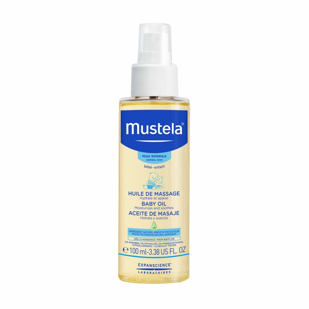 MUSTELA Huile de Massage Bébé à l’huile d’avocat 100ml