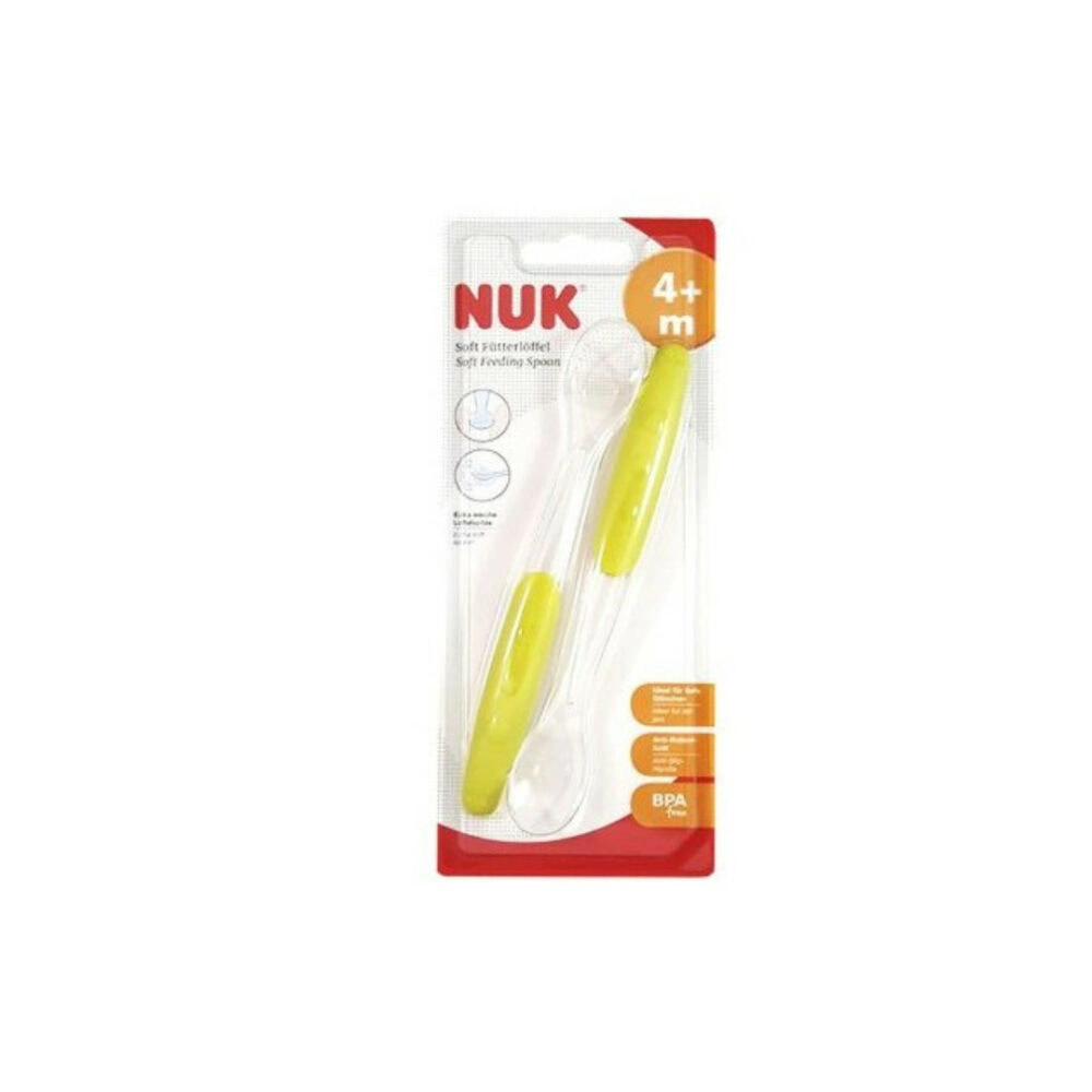 NUK Easy Learning Extra Soft 4m+ Deux Cuillères