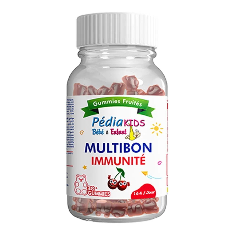 Pédiakids Multibon Immunité 30 Gummies