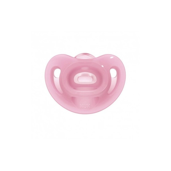 NUK Sucette Sensitive Avec Boite 6-18m Rose