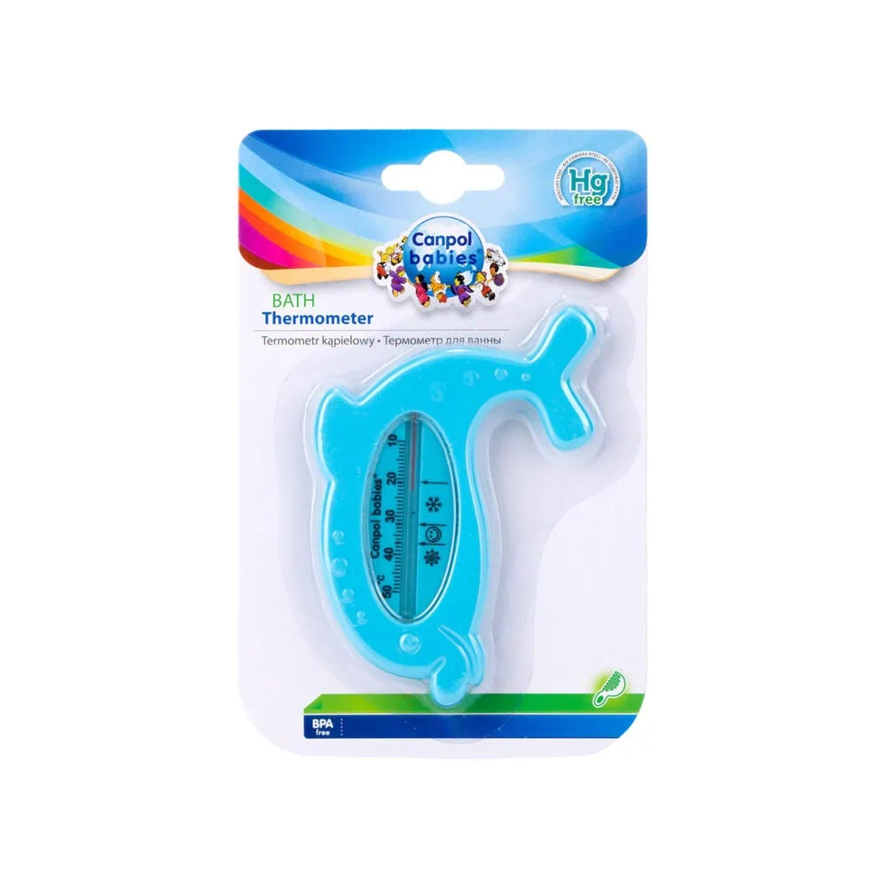 CANPOL Babies Thermomètre de Bain Dauphin – 2/782