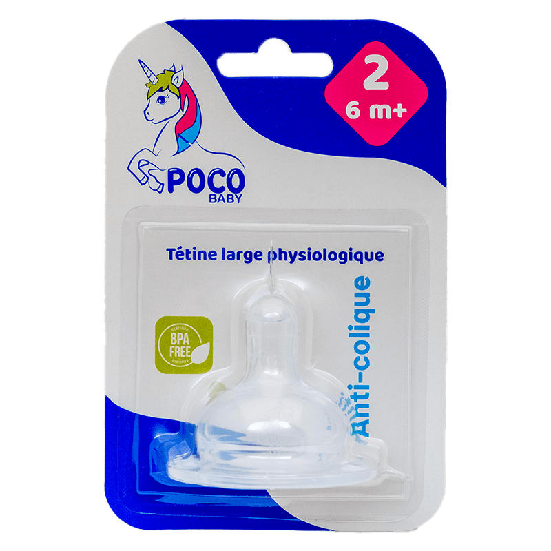 POCO BABY Tetine Large Physiologique 2eme Age