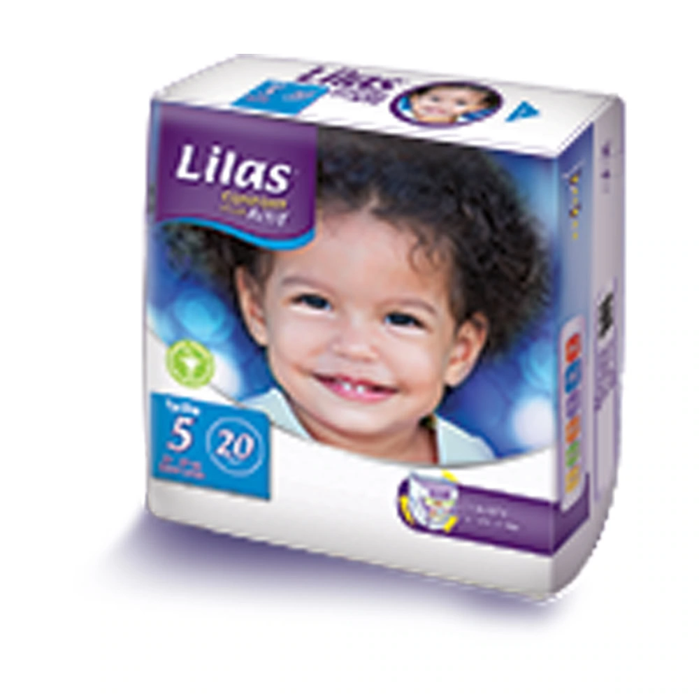 Lilas Couche Bébé Pharmacie Taille 5 Confort Max 15-25kg 20Pcs