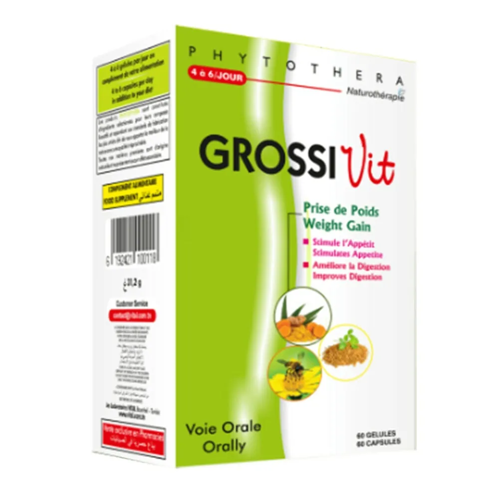 Phytothéra Grossivit 60 Gélules
