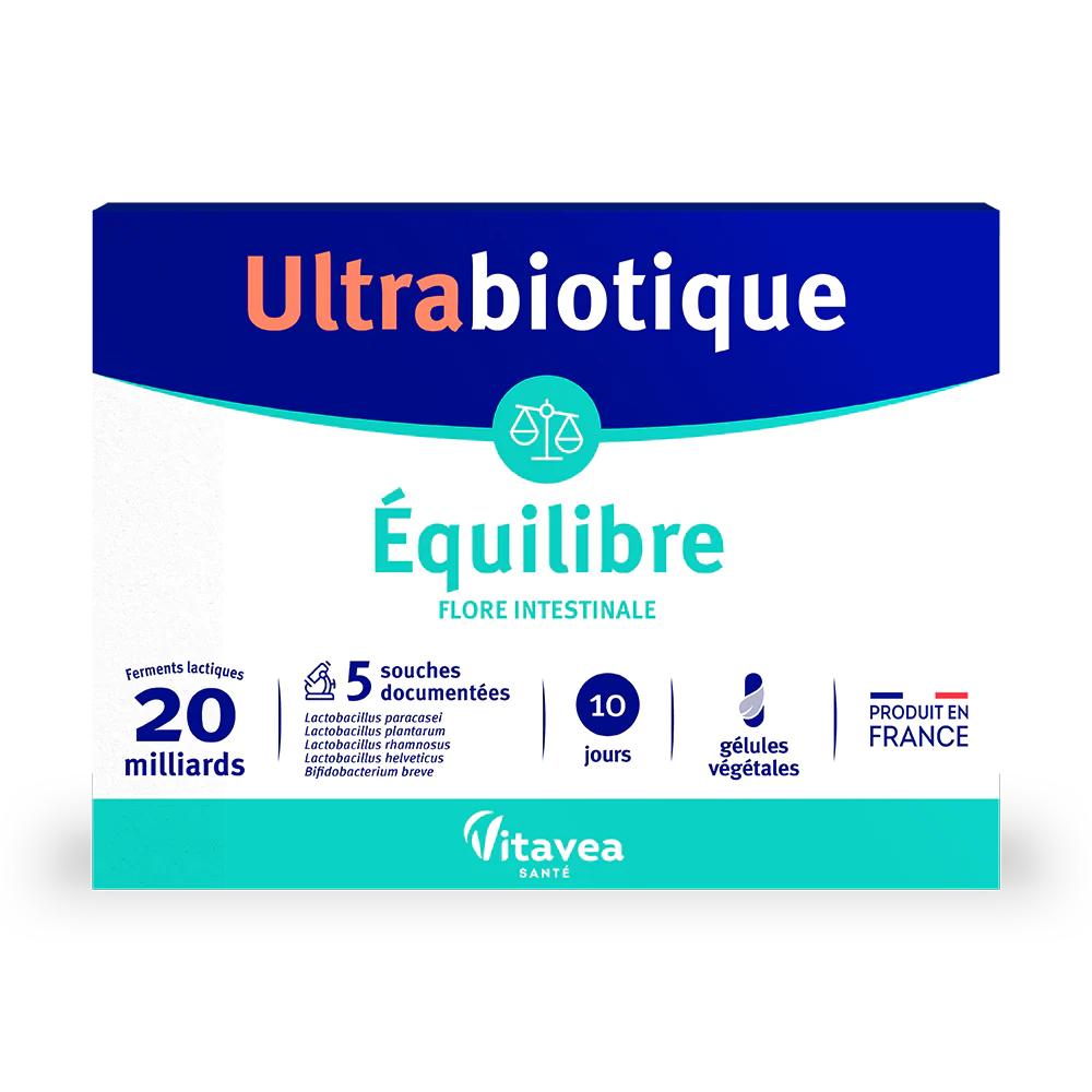VITAVEA Ultrabiotique Equilibre 10 Gelules