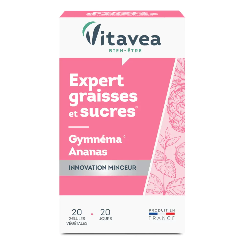 Vitavea Expert Graisses et Sucres 20 Gélules