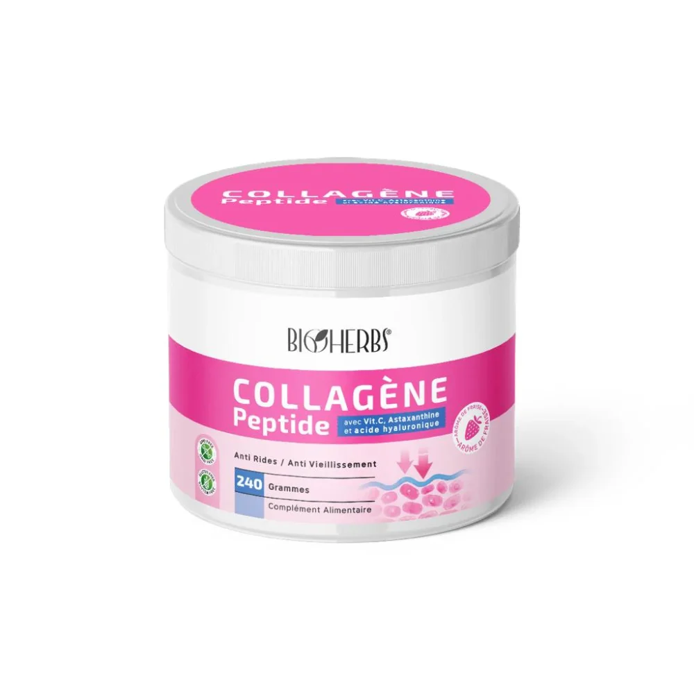 Bioherbs Collagène Peptides Poudre 240gr