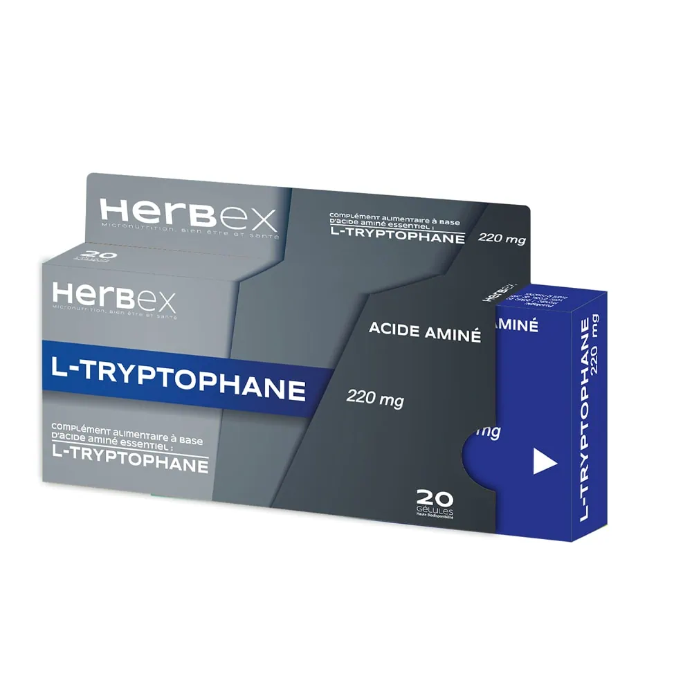 Herbex L-Tryptophane 220 Mg 20 Gélules