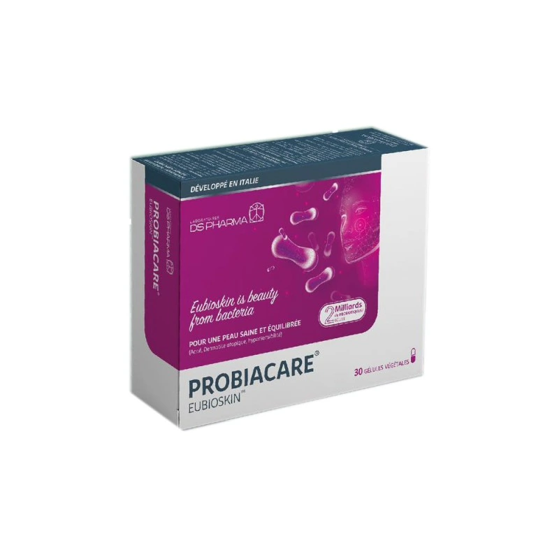 Probiacare Eubioskin 60 gélules
