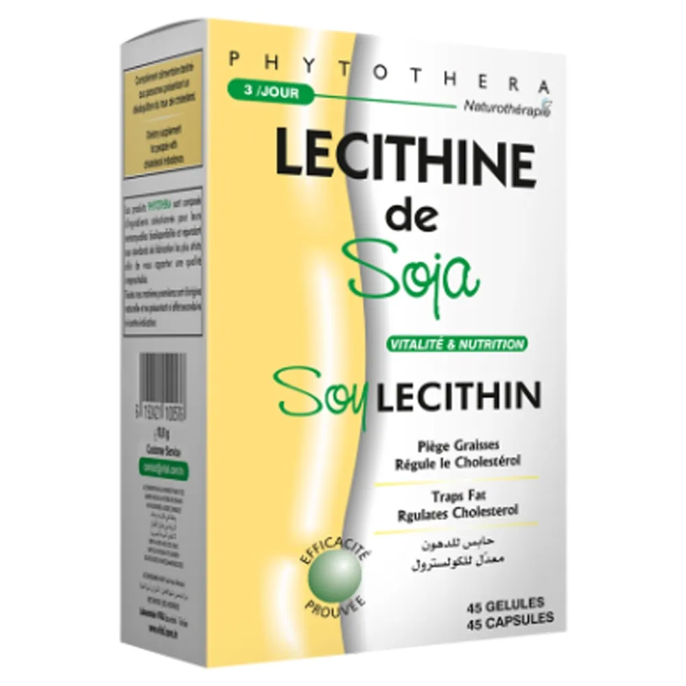 Phytothéra Lécithine de Soja 45 Gélules