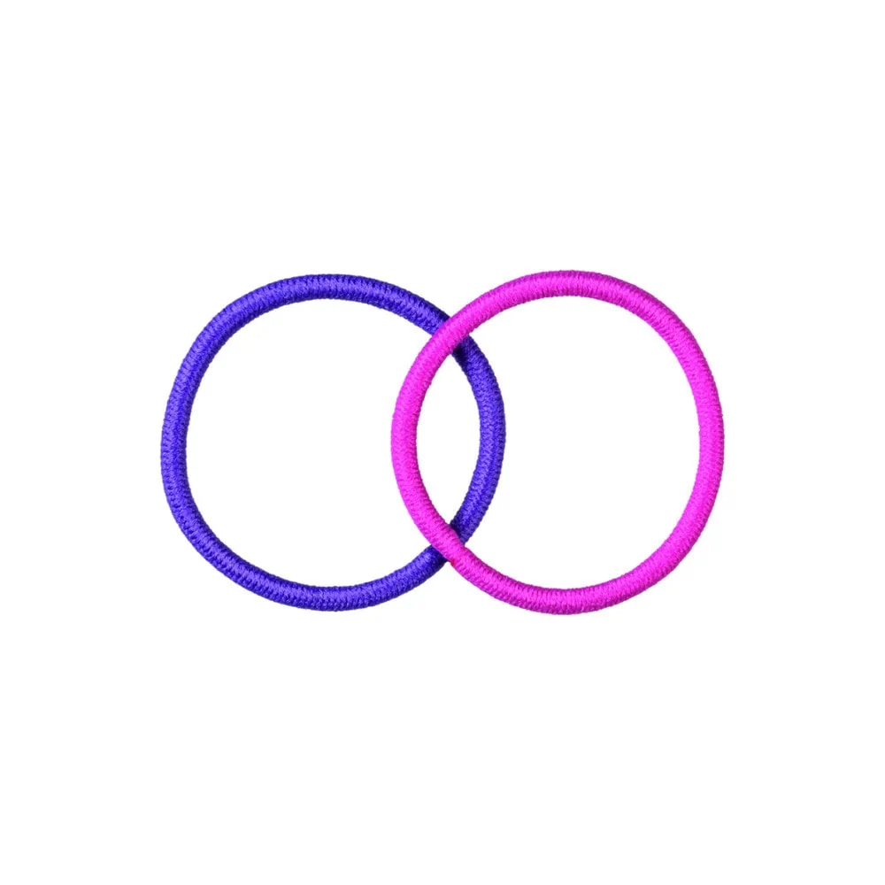 TITANIA 12 Elastiques 3CMX2MM Rose Violet – 7994 Girl