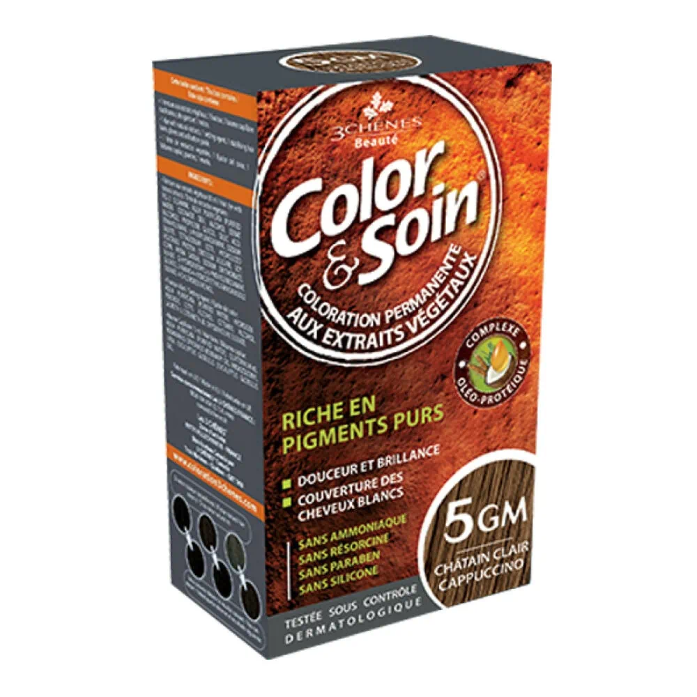 3 Chênes Color et Soin Châtain Clair Cappuccino 5GM