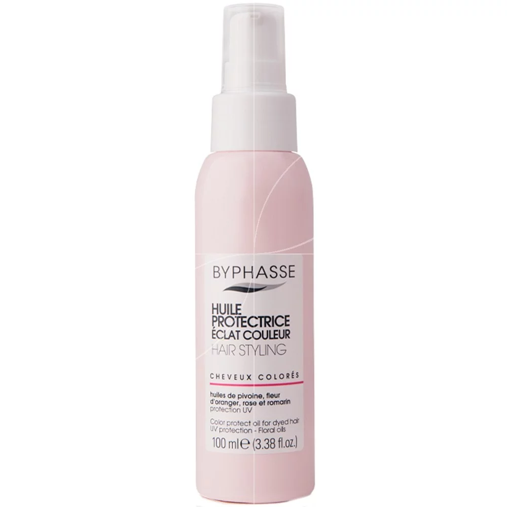 BYPHASSE Huile Protectrice Eclat Couleur Cheveux Colores 100ml