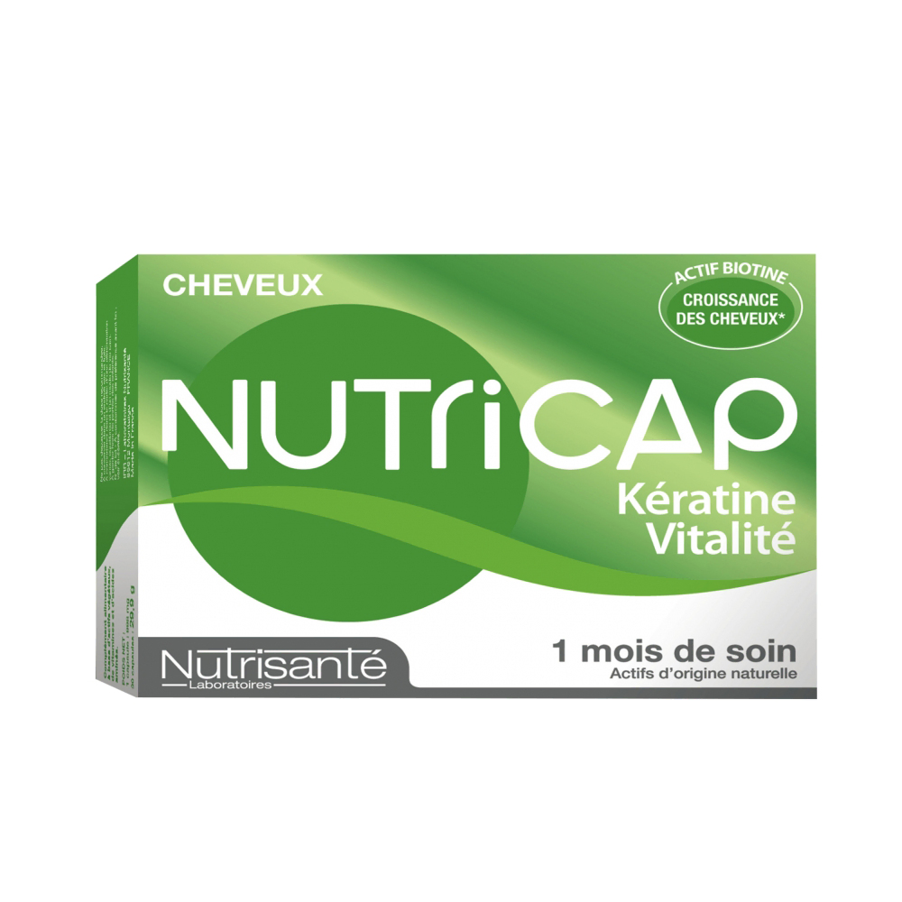 Nutricap Keratine Vitalite Cheveux 30 Capsules