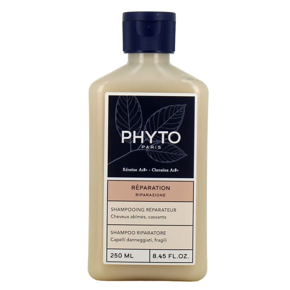 Phyto Réparation Shampoing Cheveux Abimés 250ml