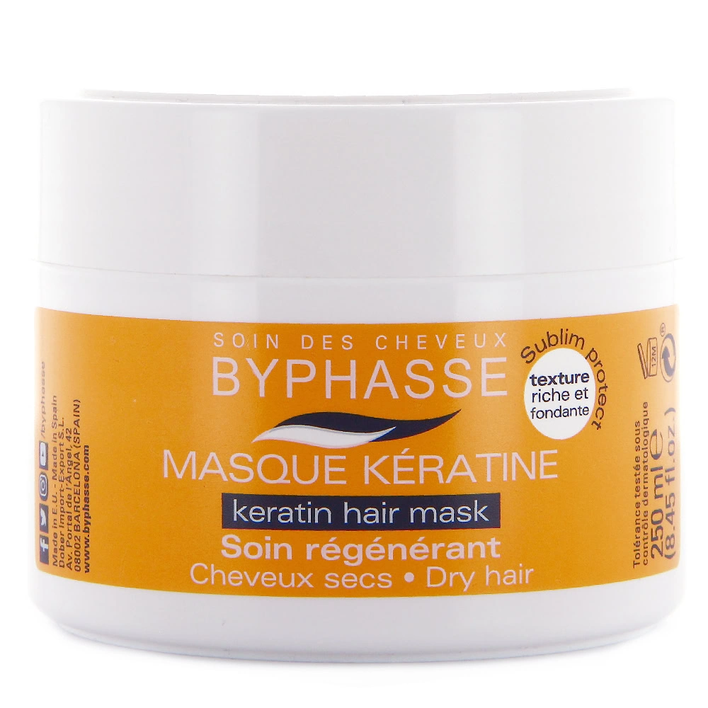 BYPHASSE Masque Keratine Soin Regenerant 250 ml