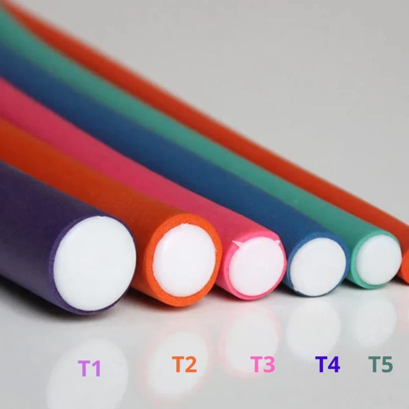 Azal Lot de 10 Bigoudis Taille 4