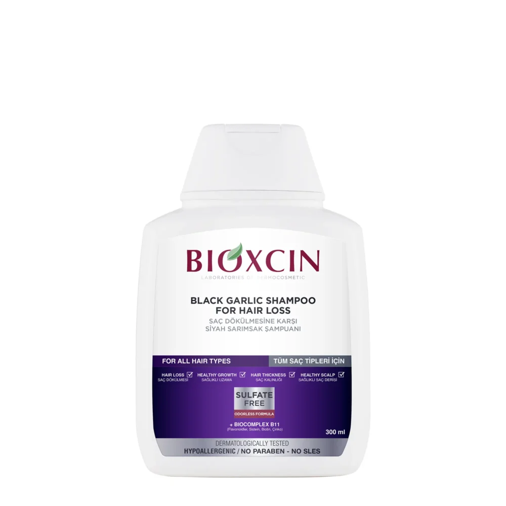 BIOXSINE Shampooing Vegetal à L’ail Noir 300ml
