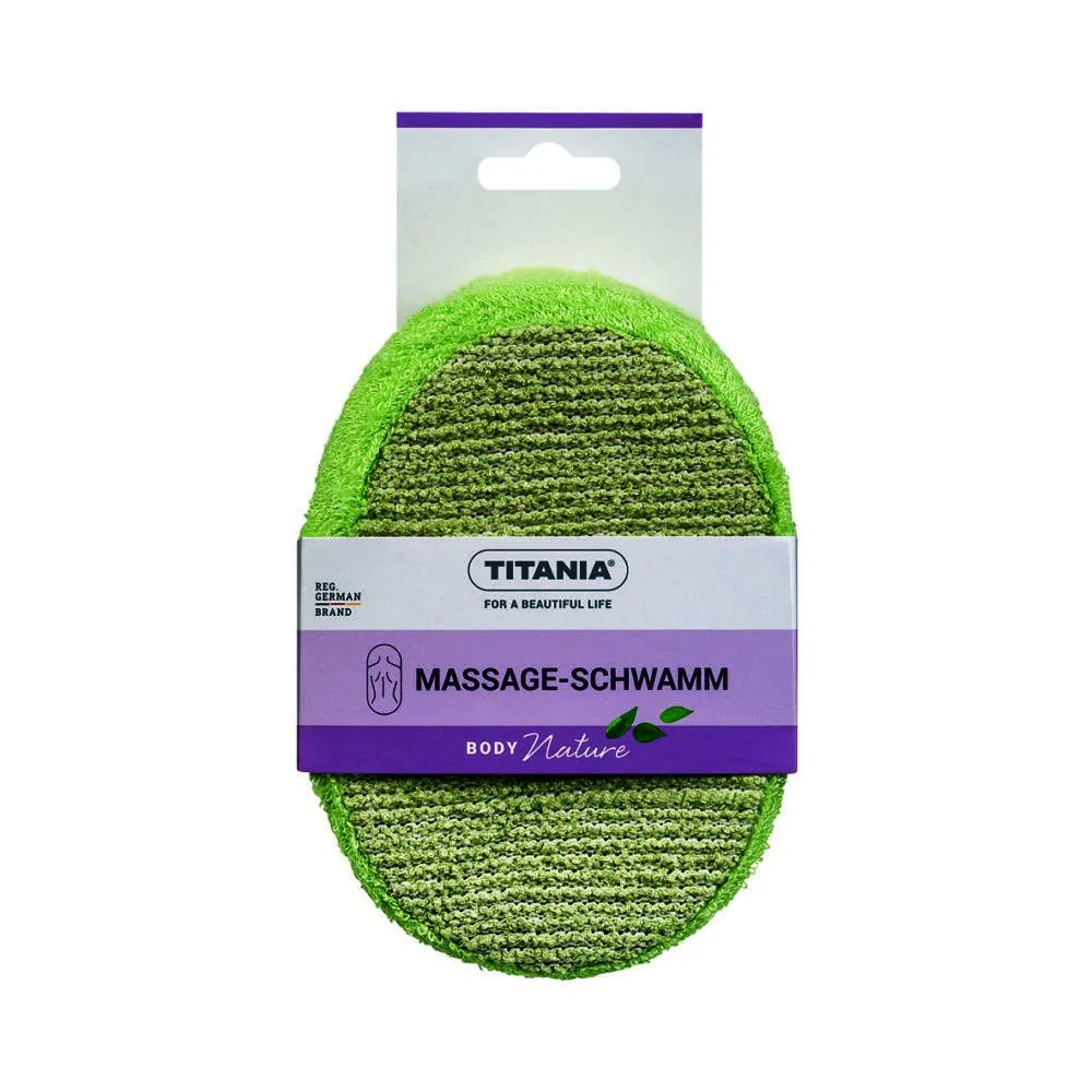 TITANIA Eponge de Massage Bambou Ovale – 7711