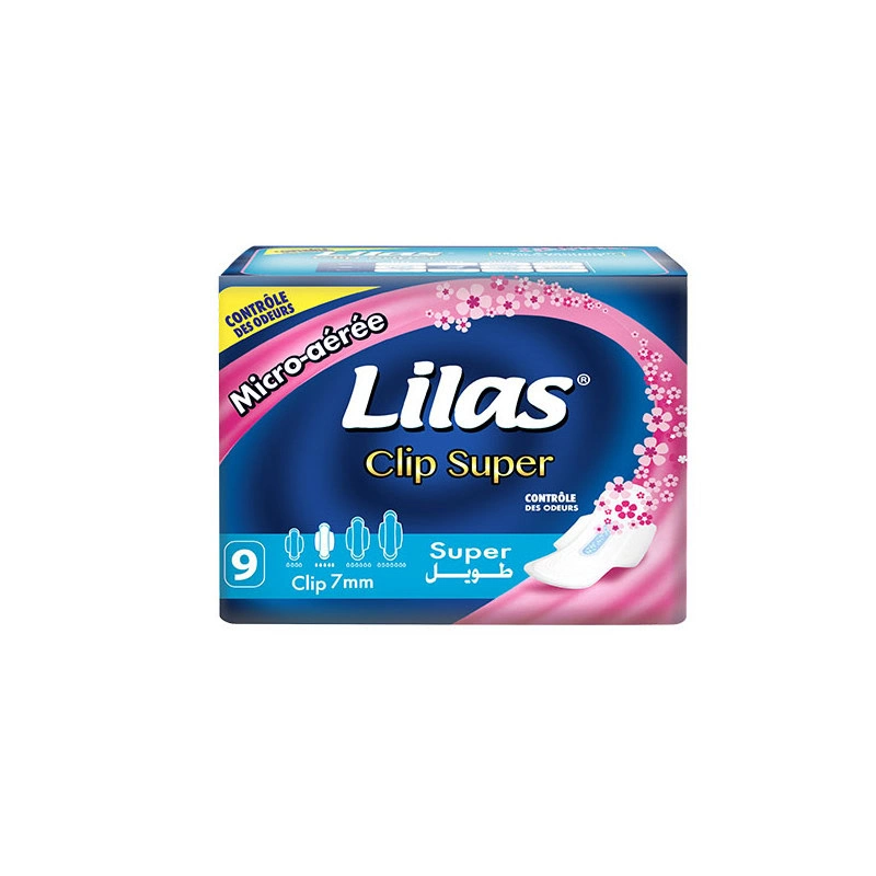 Lilas Clip Super Contôle des Odeurs 7mm Parfumé 9pcs