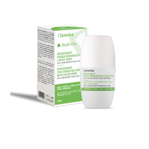 Clarenia Deodorant Peaux Sensibles Aloe Vera 50ml
