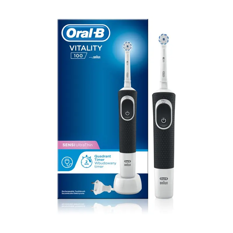 ORAL-B Brosse A Dents Electrique Vitality 100 Sensi UltraThin D100