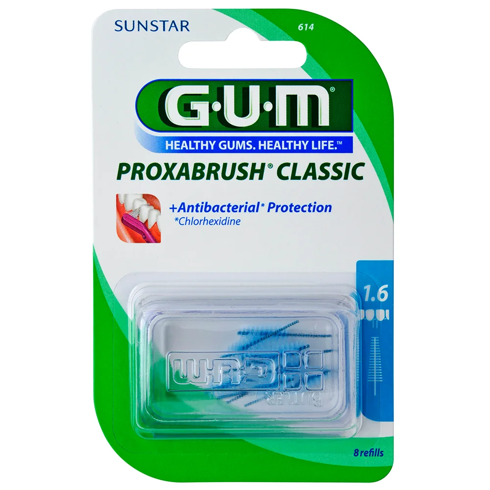GUM Brossette Interdentaire Proxabrush Classic 1,6mm 614