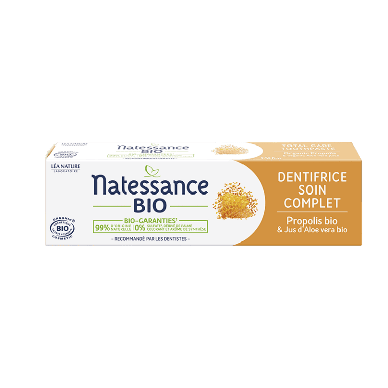 Natessance Dentifrice Soin Complet Propolis Bio 75 ml