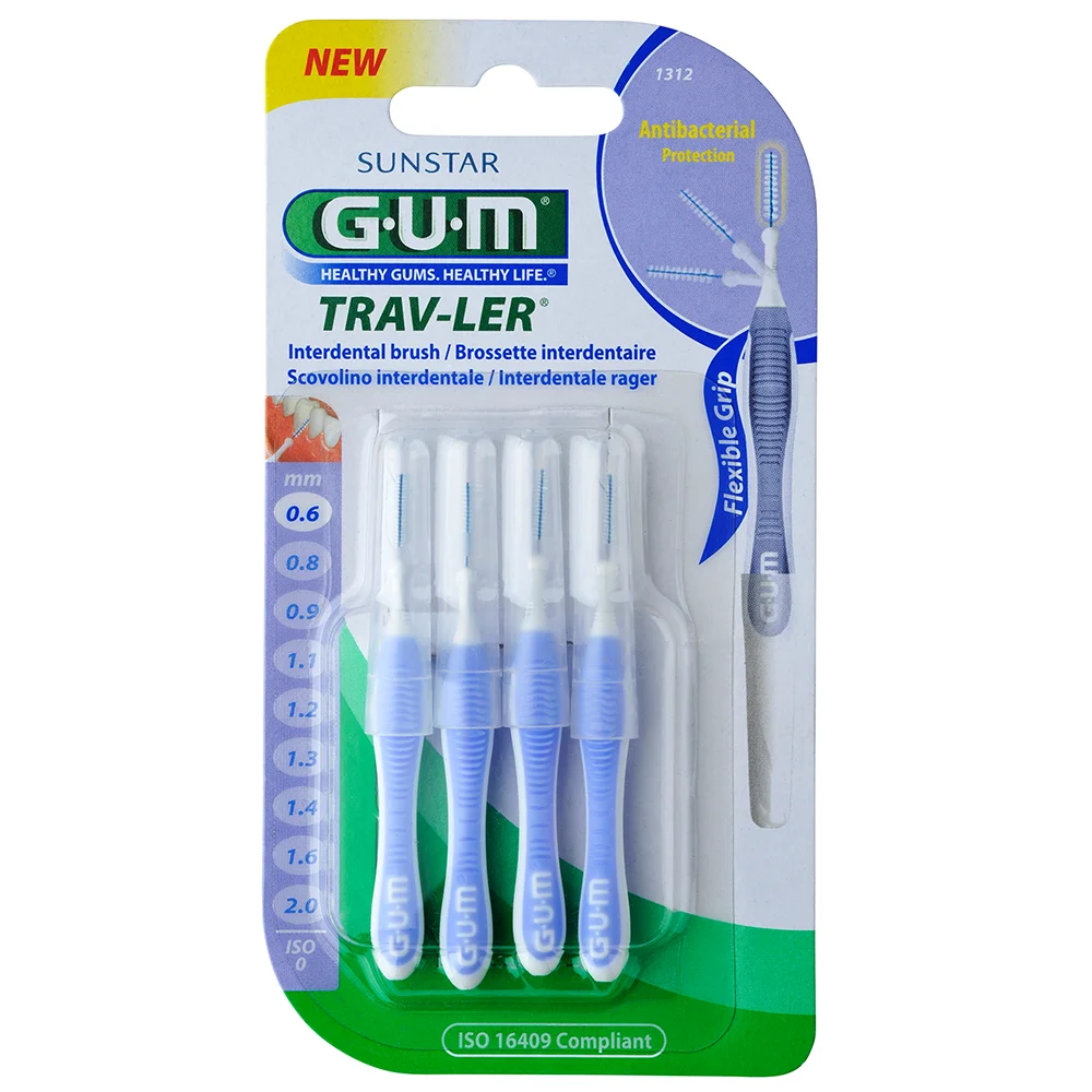 GUM Brossette Interdentaire Travler 0,6mm 1312