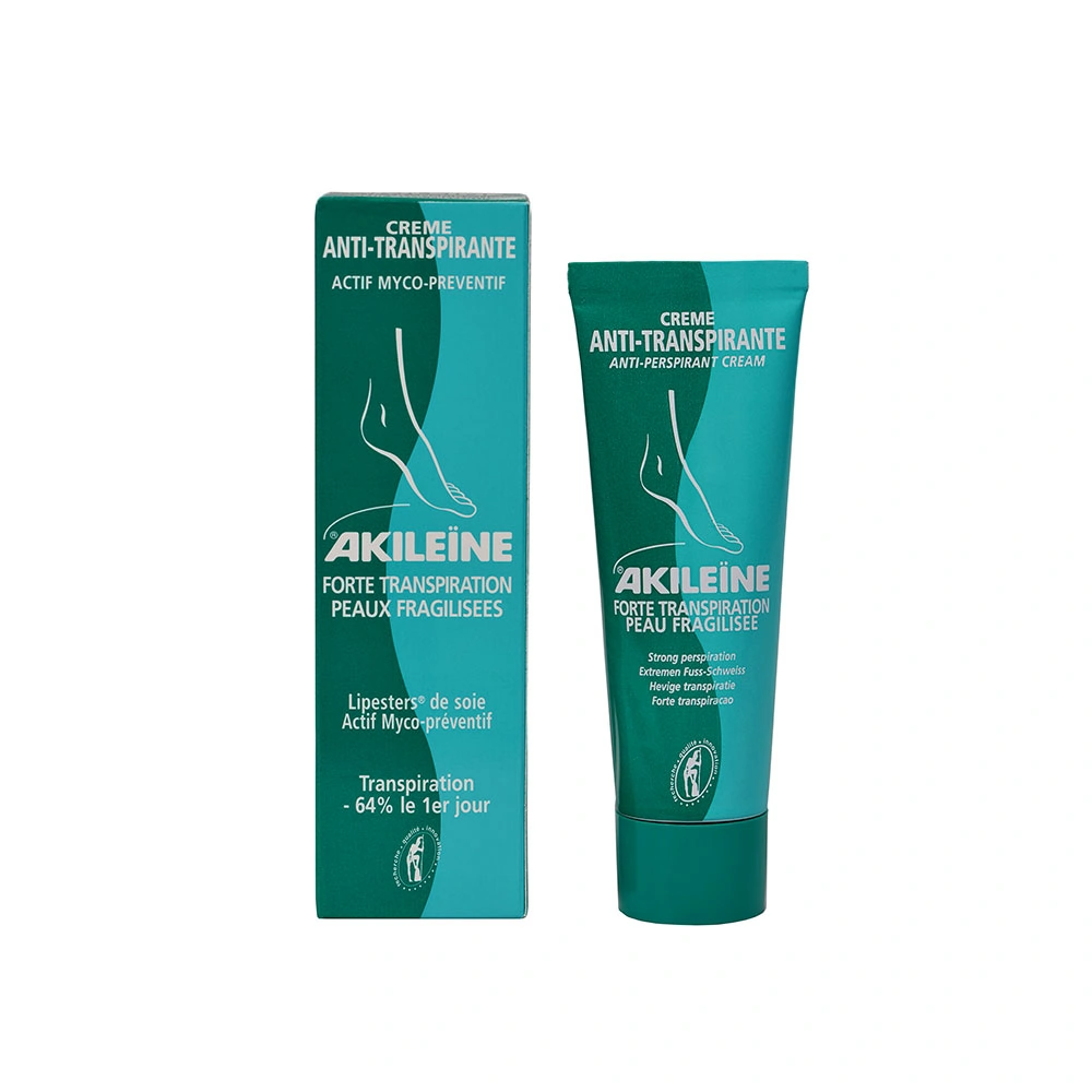 AKILEINE Creme Anti Transpirante Peaux Fragilisees 50 ml