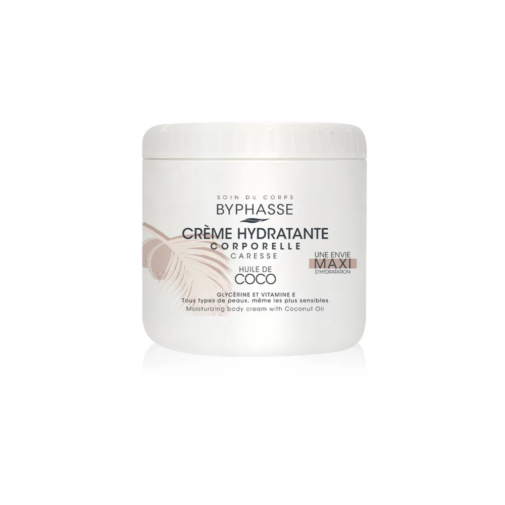 BYPHASSE Creme Hydra Corps à L’huile De Coco 500 ml