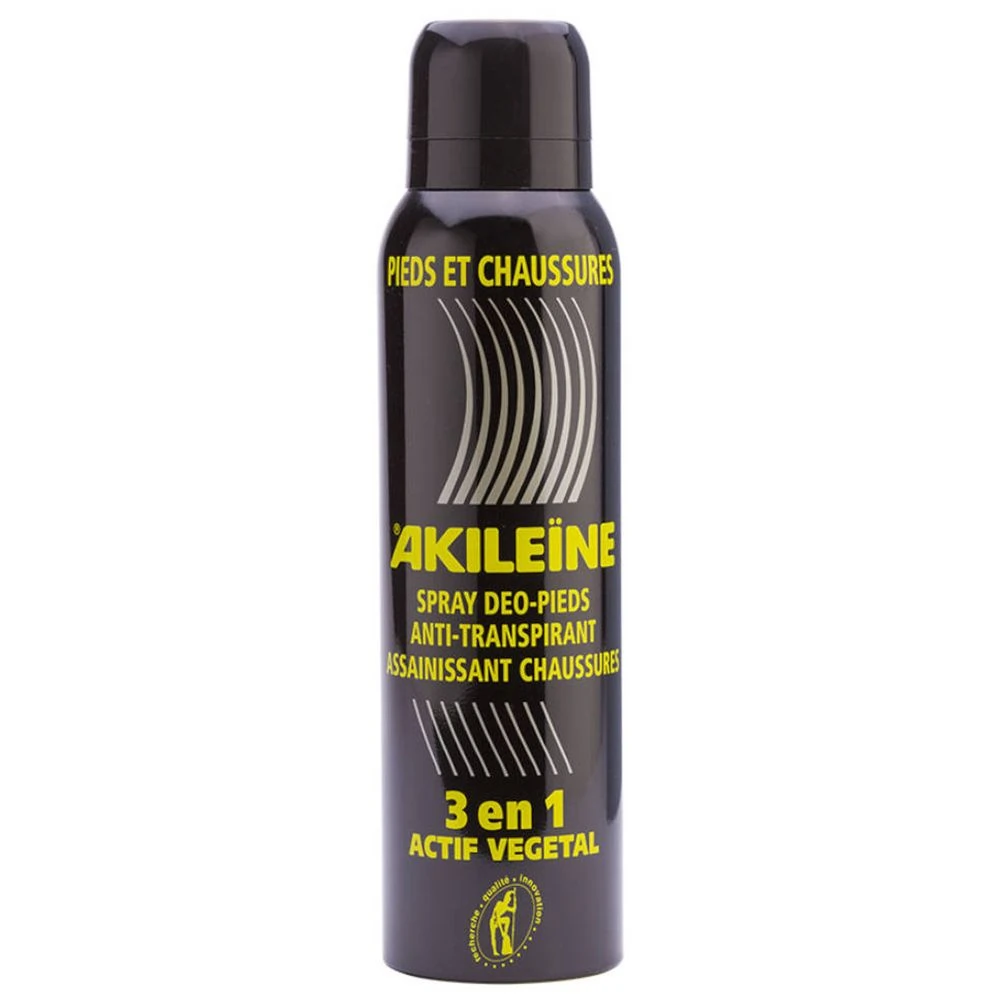 AKILEINE Spray Noir Deodorant Pieds Anti Transpirant 150 ml