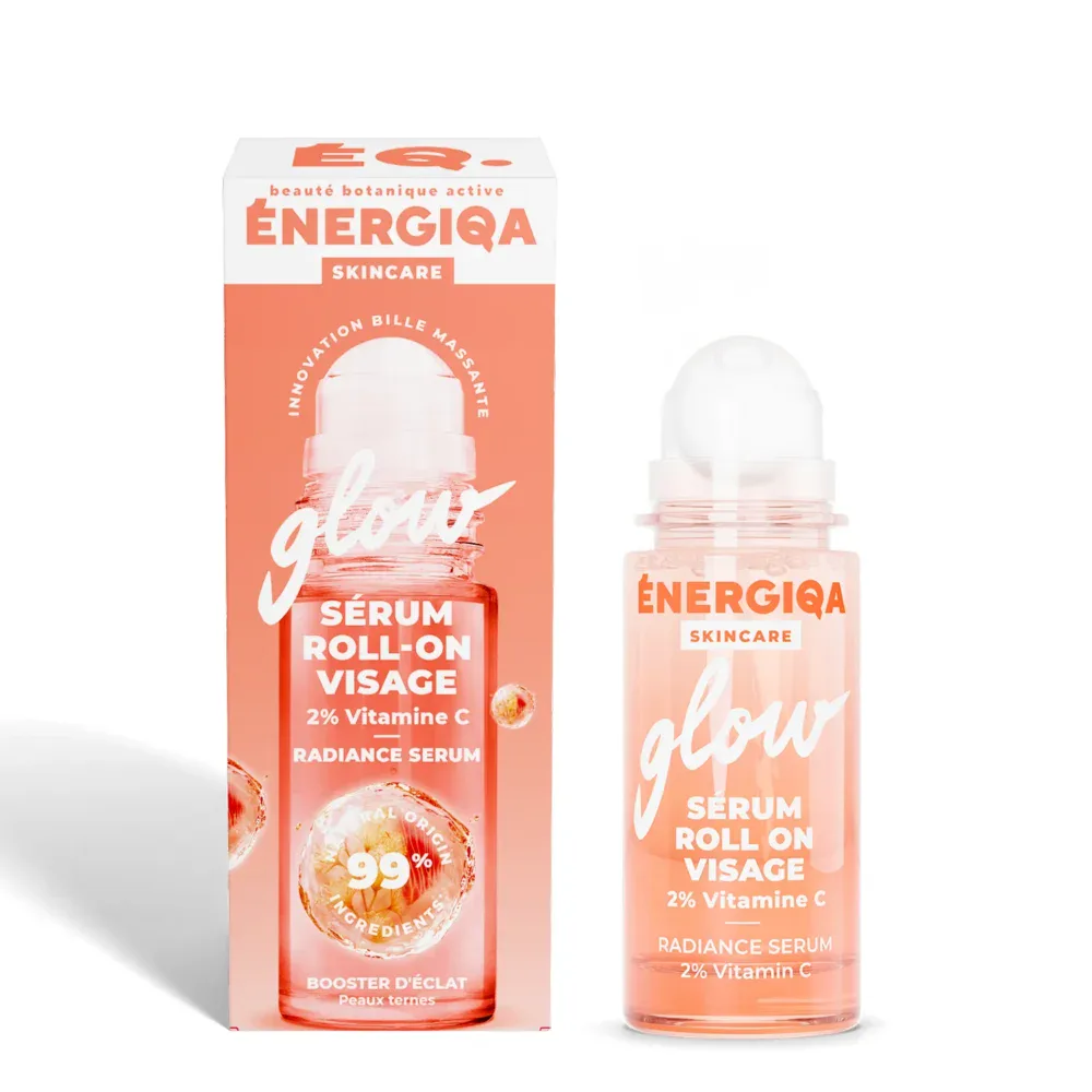 Energiqa Serum Roll On Visage Glow 2% Vitamine C 30ml