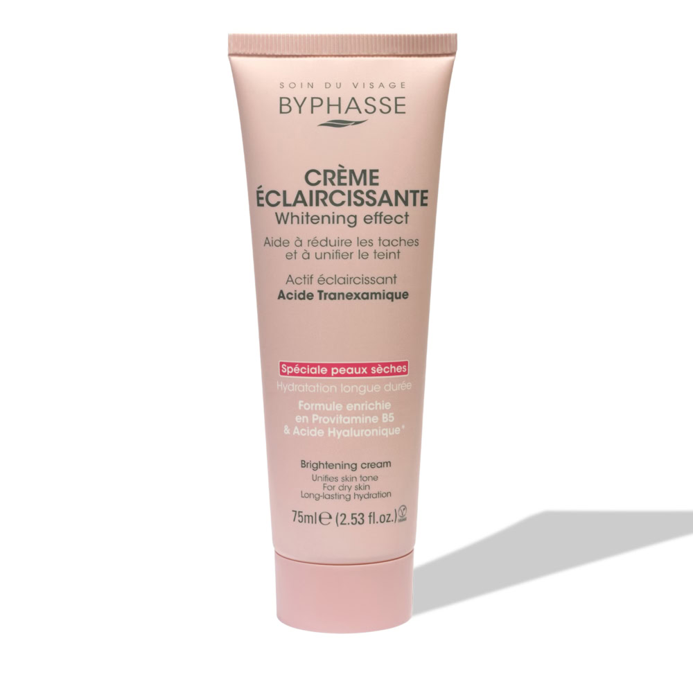 Byphasse Creme Visage Eclaircissante Spéciale Peaux Sèches 75ml