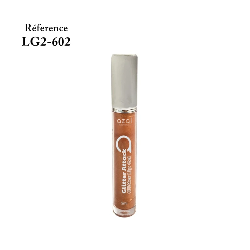 Azal Lip Gloss Glitter Attack 602 5ml