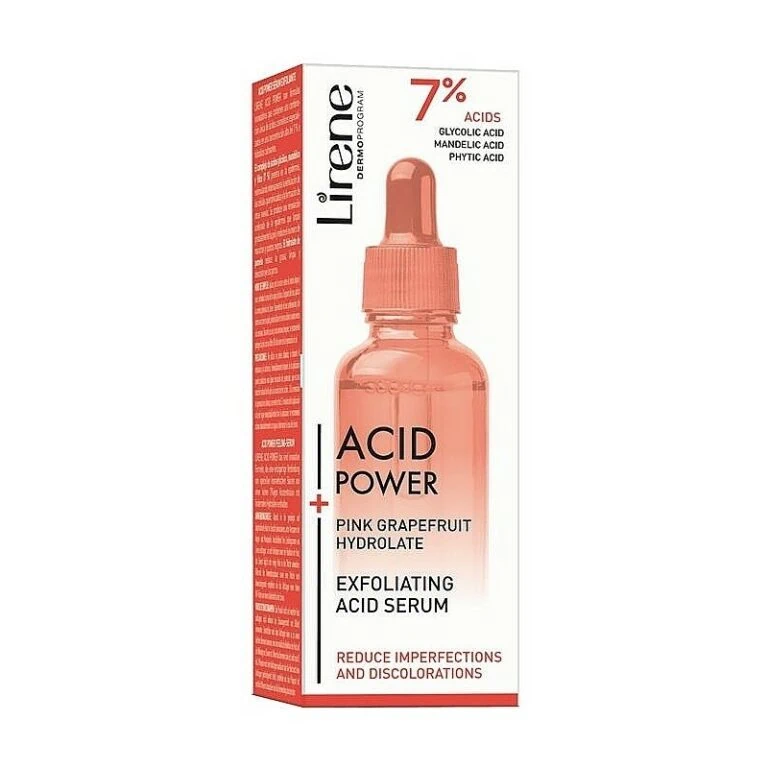 LIRENE Acid Power Serum Exfoliant A L’hydrolat De Pamplemousse 30ml