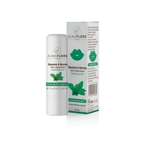 ALMAFLORE Baume à Lèvres Menthe 15ml