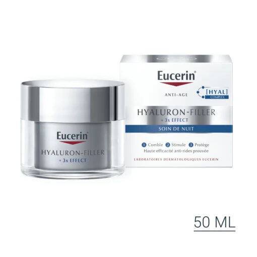 EUCERIN Hyaluron-Filler + 3x Effect Soin de Nuit 50ml