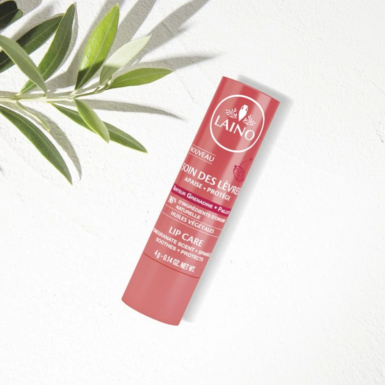 LAINO Soin Des Levres Fragilisees Gout Grenadine 4g
